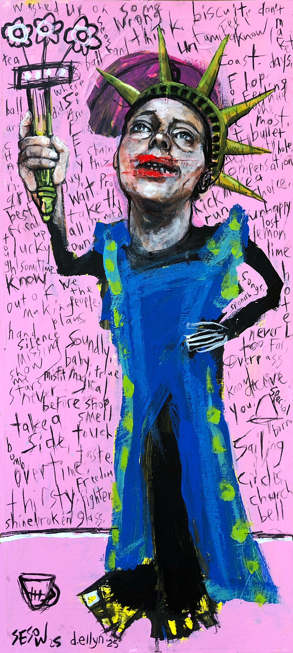 A bold reimagining of Lady Liberty, confronting censorship, artistic freedom, and hypocrisy in the face of selective outrage.